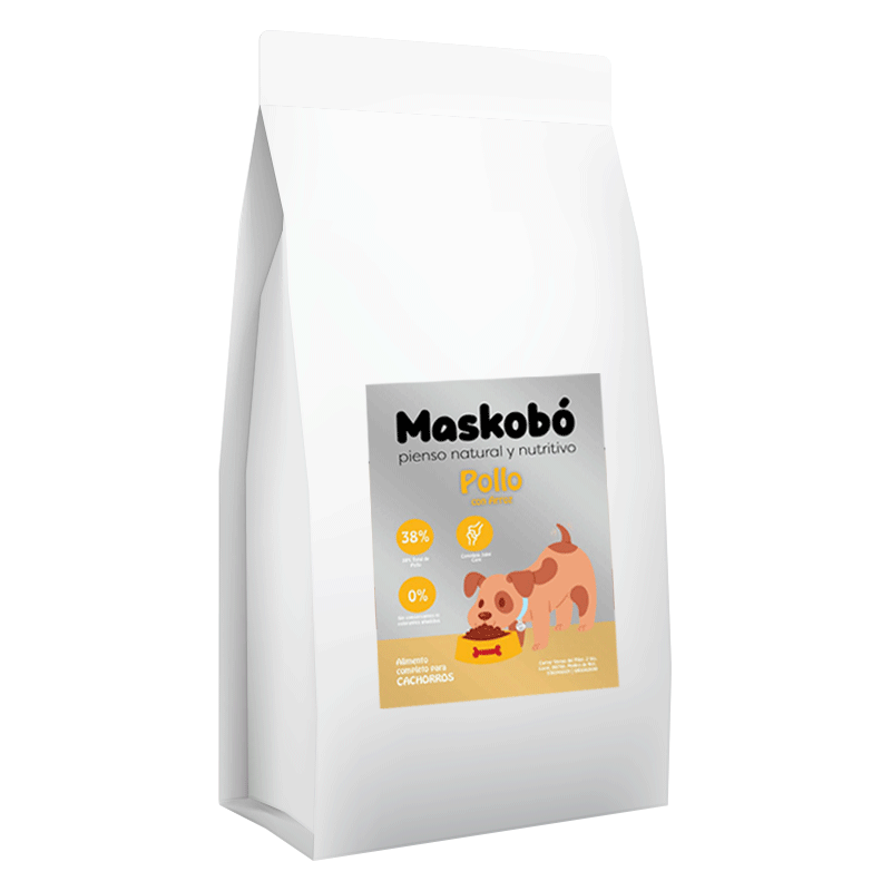 Maskobó-pollo-con-arroz-cachorros-Tienda-de-alimentacion-perros-Mascotia